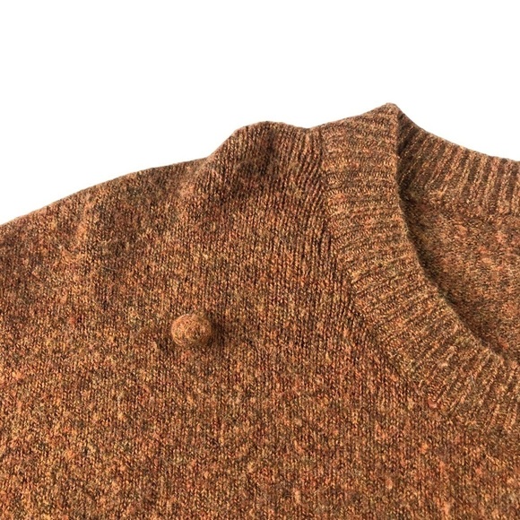 Madewell Brockton Bobble Wool Blend Sweater Cider, AF097 - Picture 10 of 10